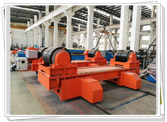 Tháp xe tăng 250T Máy hàn quay bánh xe cao su Nhiệm vụ nặng