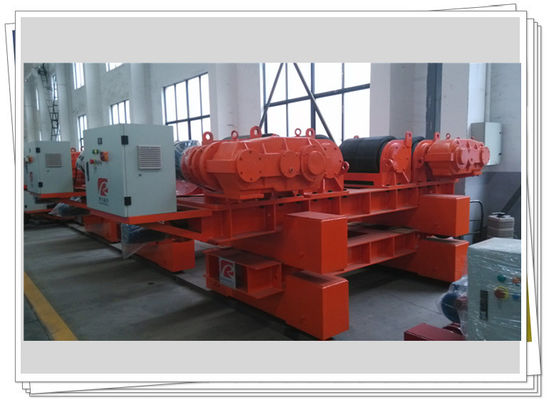 Đi ngang Máy hàn ống thông thường 200T Con lăn quay xe tăng cao su