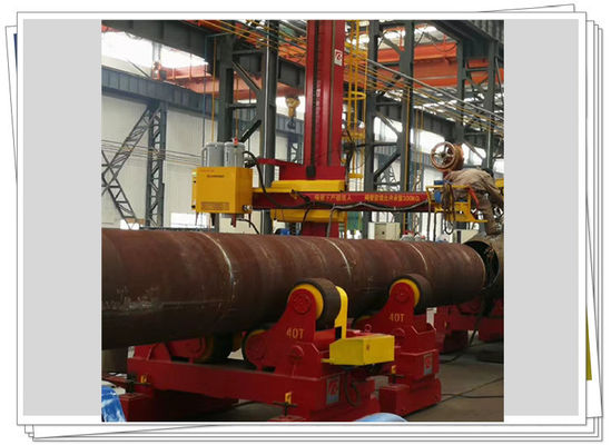 Áo khoác Chân ống hàn Rotator 40T Du lịch SAR Dây chuyền lắp ráp giường con lăn