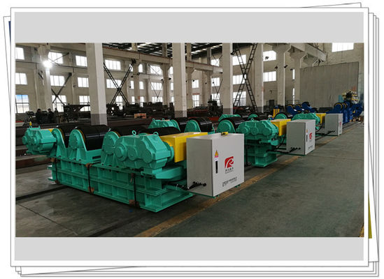 Máy quay ống hàn Cối xay gió Bánh xe PU cố định 250t Cuộn quay