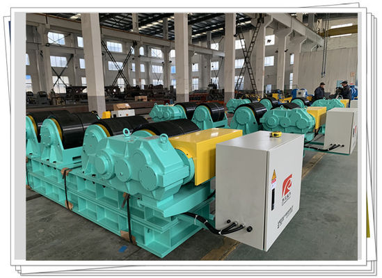 CE Polyurethane 150t hàn ống Rotator điều khiển bệ đỡ