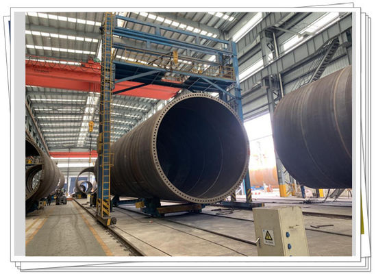 Cột tháp hình ống Máy hàn SAW Đường may dọc bên ngoài 5m